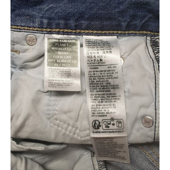 Levi’s Low Pro Women’s Straight Leg Jeans Sz W25 Distressed 90s Revival - Picture 8 of 10